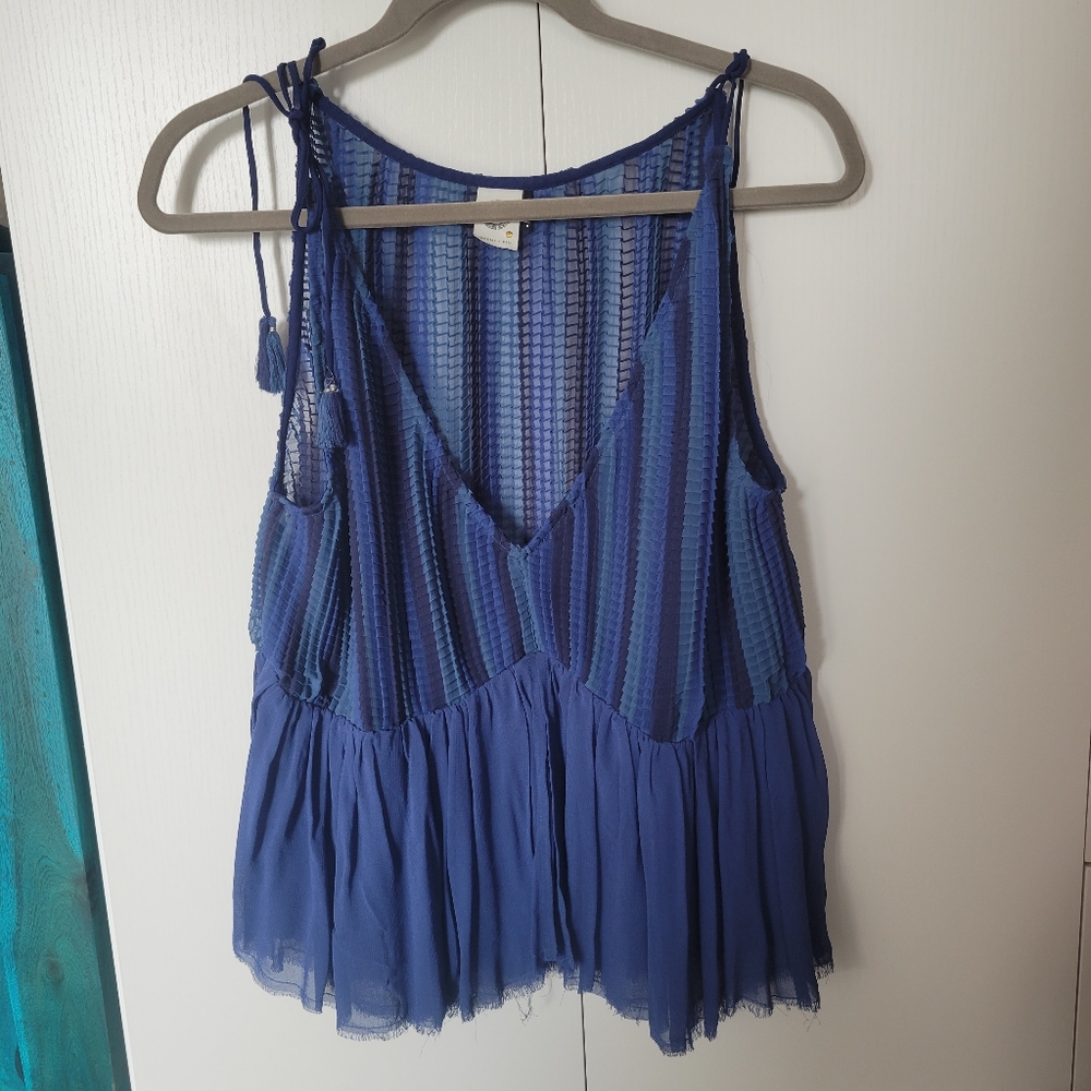 💙Akemi + Kin Bala Tasseled Cami